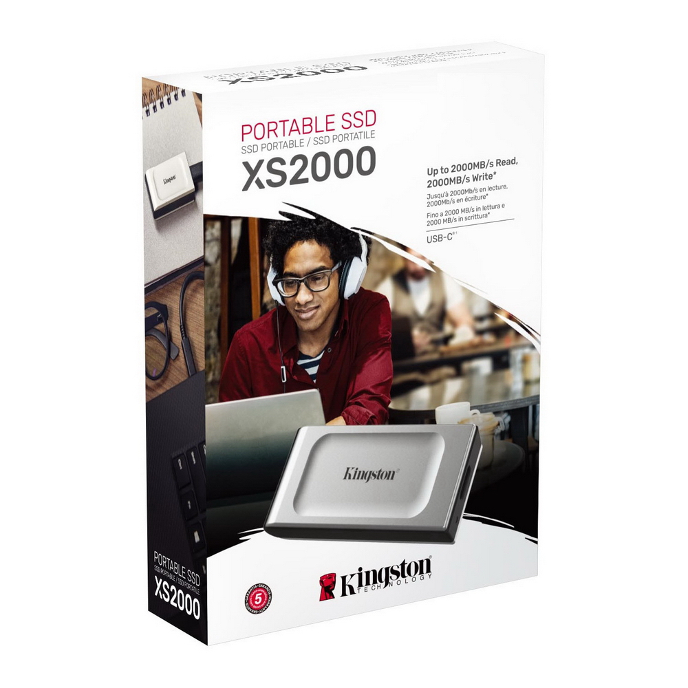 Внешний SSD диск Kingston SXS2000/500G 500Gb,USB 3.2,1.8",серый SXS2000/500G SXS2000/500G