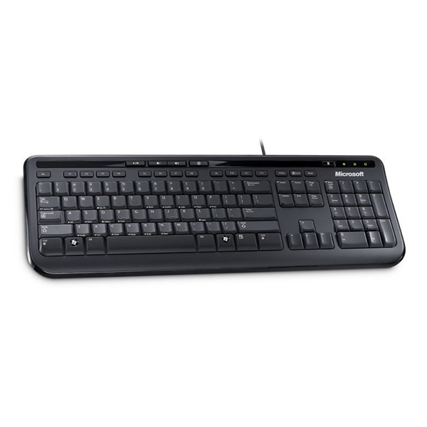 Клавиатура Microsoft Wired Keyboard 600, 104+5кн., водостойкая, черный, USB (ANB-00018) ANB-00018 #6