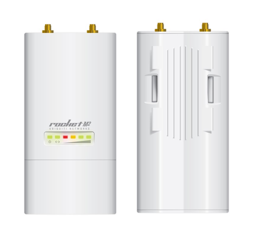Rocket M2. Всепогодная Wi-Fi/TDMA AP/bridge/CPE. 802.11n, 2,4 ГГц, 2 разъема RP-SMA. RocketM2(EU)