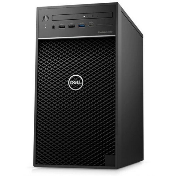 Компьютер Dell Precision 3650 MT Intel Core i7-11700 / 16Gb / 256Gb SSD m.2 PCIe Class 40 / 4Gb nVidia Quadro T600 (4*mDP) / DVD-RW / LAN / WiFi / BT / TPM / Keyboard+mouse (USB) / 460W / Windows 10 Professional x64 / 3Y ProSupport NBD 3650-8278 3650-8278