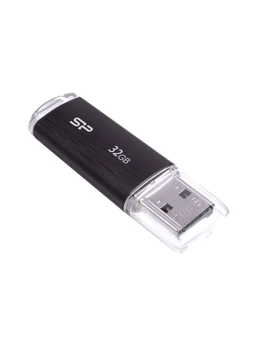 Флеш накопитель Silicon Power SP032GBUF2U02V1K 32Gb,Ultima U02,USB 2.0,черный SP032GBUF2U02V1K SP032GBUF2U02V1K