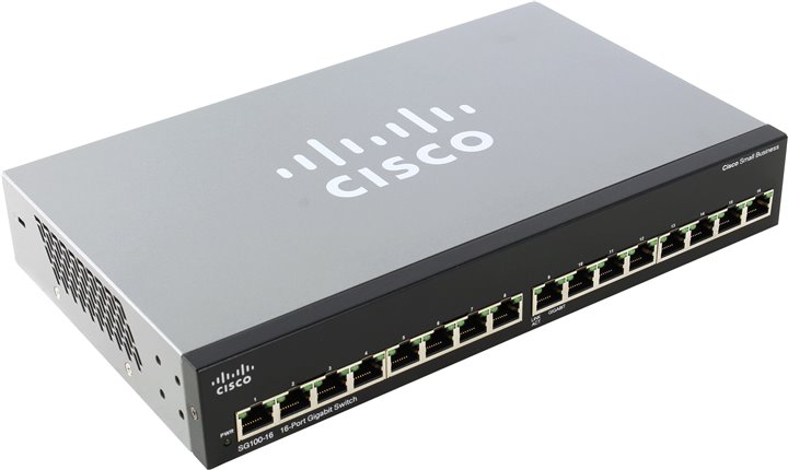 Коммутатор Cisco SF110-16 16-Port 10/100 Switch SF110-16-EU SF110-16-EU