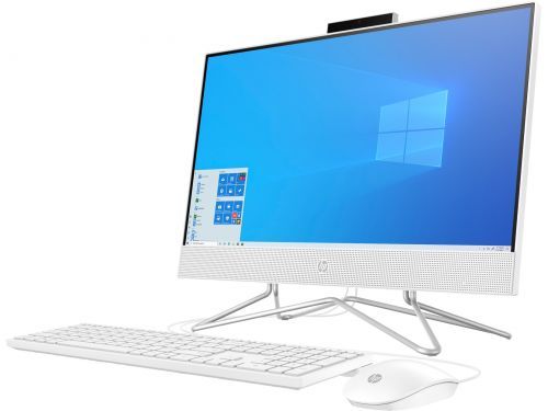 Моноблок HP 22-df1059ur AiO 21.5"(1920x1080)/Intel Core i3 1125G4(2Ghz)/8192Mb/512SSDGb/noDVD/Int:Intel Internal Graphics /Cam/WiFi/war 1y/Snow White/W10 + USB KBD, USB MOUSE 50A17EA 50A17EA