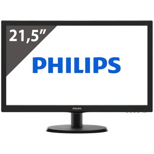 Монитор Philips 21.5" 223V5LHSB (00/01) черный TN 1920x1080 5ms 170/160 250cd D-Sub HDMI 223V5LHSB/00 223V5LHSB/00