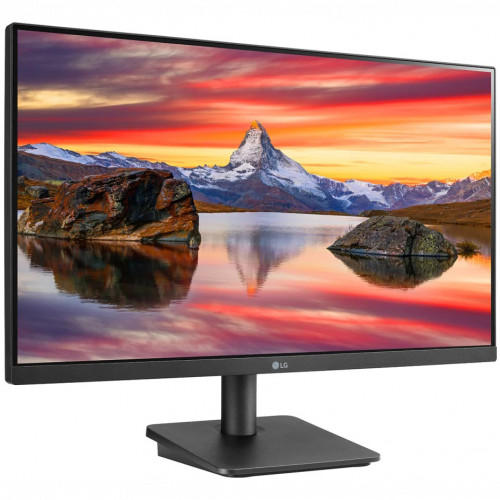 Монитор LG 23.8" 24MP400-B IPS LED, 1920x1080, 5ms, 250 cd/m2, Mega DCR, 178°/178°, D-Sub, HDMI, 75Hz, AMD FreeSync, Tilt, Frameless, VESA, Black 2 years 24MP400-B.ARUZ 24MP400-B.ARUZ