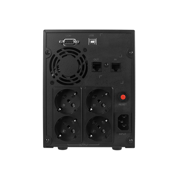 Источник бесперебойного питания CyberPower 1PE-C000025-00G Line-Interactive, 1200VA/720W, USB/RS-232/RJ11/45 (4 EURO) VALUE1200ELCD VALUE1200ELCD