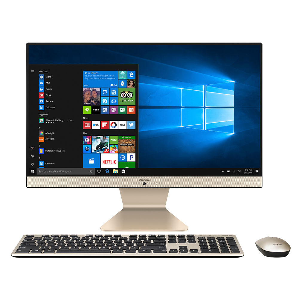 Моноблок ASUS V241ICUK-WA042D Intel i3-6006U/4G/256GB SSD/WiFi/23.8" FHD 1920*1080/Cam/DOS/KB+M/белый 90PT01W2-M19300 90PT01W2-M19300