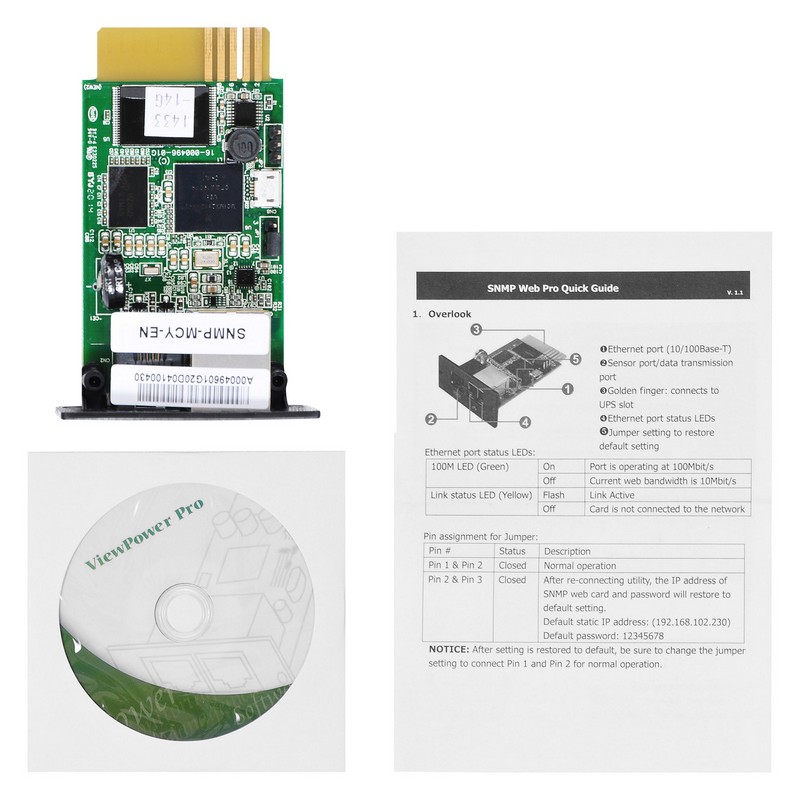 Карта Ippon SNMP card Innova RT33 1180661 1180661