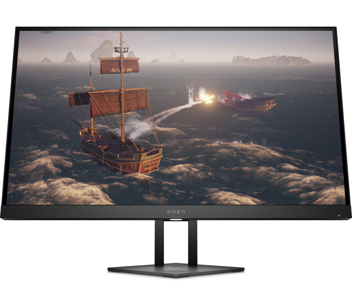 Монитор HP 27" OMEN Monitor 2560x1440, IPS, 16:9, 350 cd/m2, 1000:1, 1ms, 170°/160°, DP, HDMI, USB 3.0х3, FreeSync, 165 Hz, tilt, height, Black 8AC94AA 8AC94AA