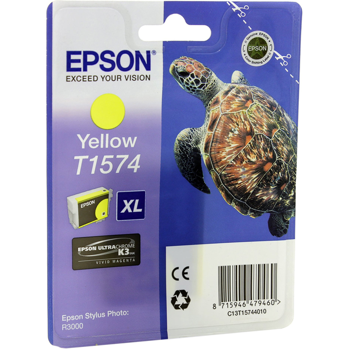 Картридж Epson C13T15744010  для Stylus Photo R3000 (желтый) C13T15744010 #4