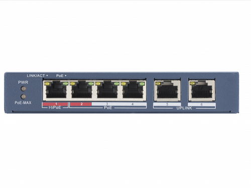 PoE коммутатор Hikvision DS-3E0106HP-E DS-3E0106HP-E DS-3E0106HP-E
