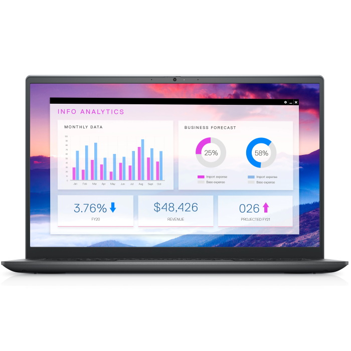Ноутбук Dell Vostro 5410 Core i7-11370H (3.3GHz) 14,0'' FullHD WVA AG 8GB (1x8GB) DDR4 512GB SSD NV GF MX450 (2GB)Thunderbolt 4 FPR, TPM 4cell (54 WHr) Linux 1y ProS+NBDtitan gray 5410-5134 5410-5134