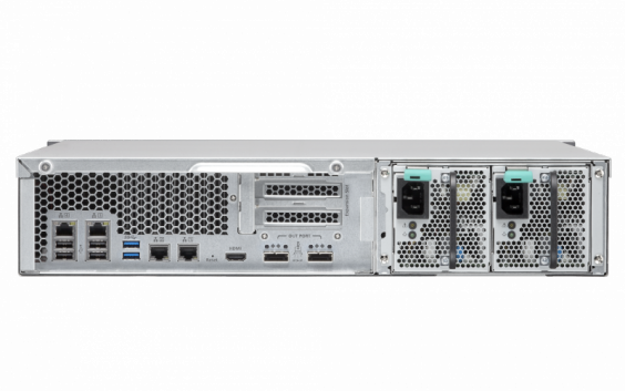 Сетевой RAID-накопитель QNAP 12 отсеков для HDD SAS/SATA, ECC-память, 19", два блока питания, Xeon E3-1245 v2 3,4 ГГц, 8ГБ TS-EC1279U-SAS-RP TS-EC1279U-SAS-RP