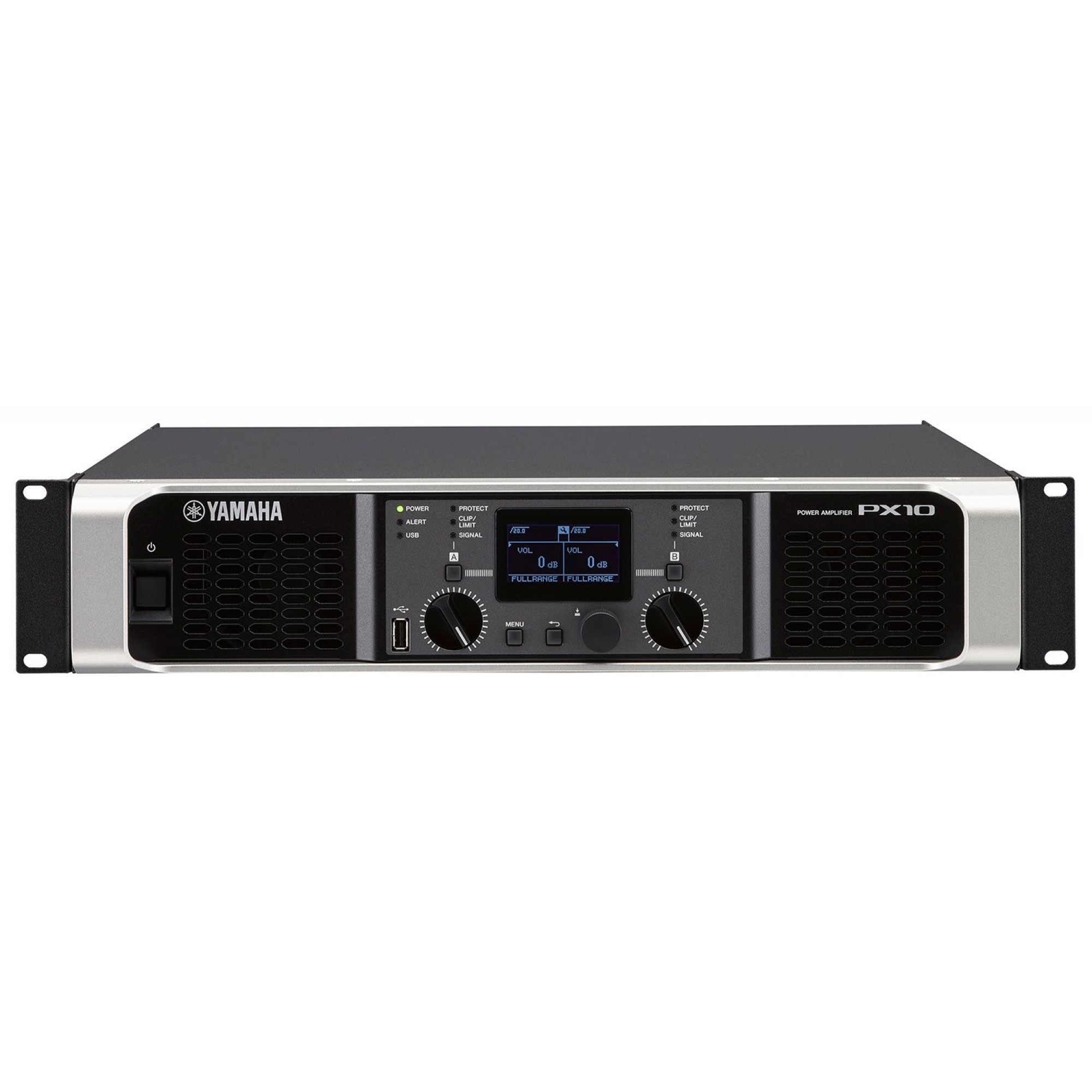 Усилитель мощности Yamaha PX10 со встроенным DSP, 2 х 1000 Вт (8 Ом) / 1200 Вт (4 Ом) ZG69670 ZG69670
