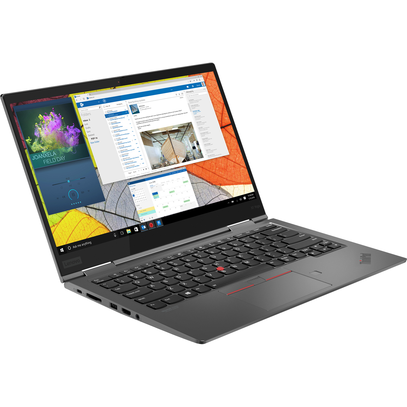 Ультрабук Lenovo ThinkPad X1 Yoga Core i5 6200U, 8Gb, SSD256Gb, Intel HD Graphics 520, 14", IPS, Touch, WQHD (2560x1440), Windows 10 Professional 64, black, WiFi, BT 20FQ003YRT 20FQ003YRT