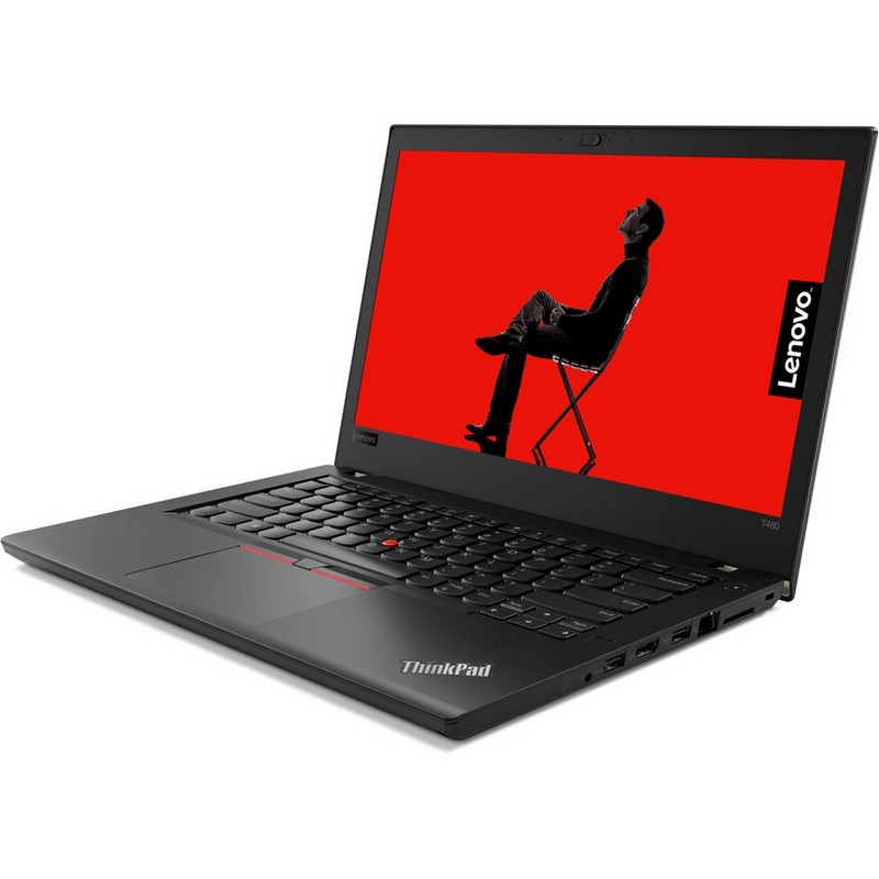 Ноутбук Lenovo ThinkPad T480 i5 8250U/8Gb/500Gb/Intel UHD Graphics 620/14"/IPS/FHD (1920x1080)/Windows 10 Professional 64/black/WiFi/BT/Cam 20L50008RT 20L50008RT