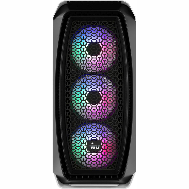 Персональный компьютер iRU Game 310H5GMA MT i5 10400F (2.9) 16Gb SSD500Gb RTX3060Ti 8Gb Free DOS GbitEth 650W черный 1645135 1645135