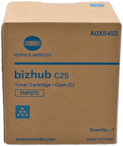 Тонер голубой TNP-27C Konica-Minolta bizhub C25 (A0X5453) A0X5453 #4