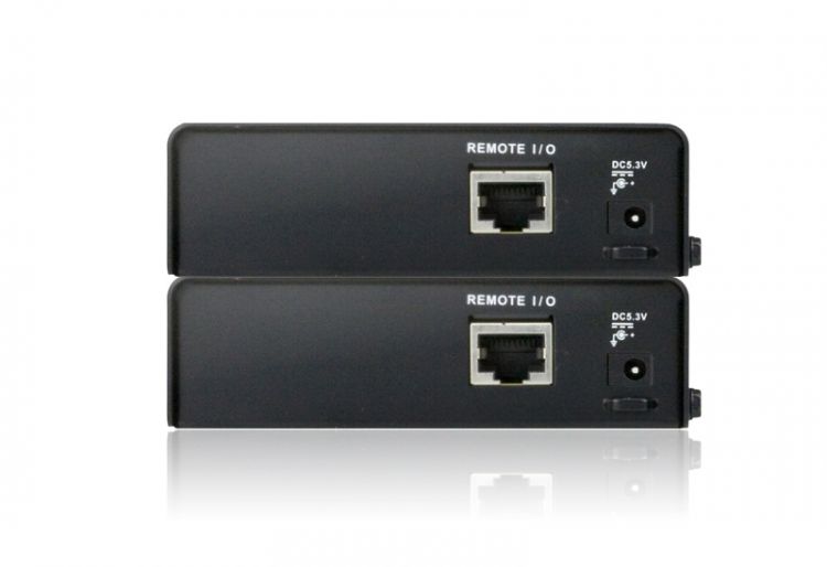 Удлинитель ATEN HDMI, 100 м., 1xUTP Cat5e, HDMI+RJ45, F, без шнуров, 2xБ.П.220> 5.3V VE812-AT-G VE812-AT-G