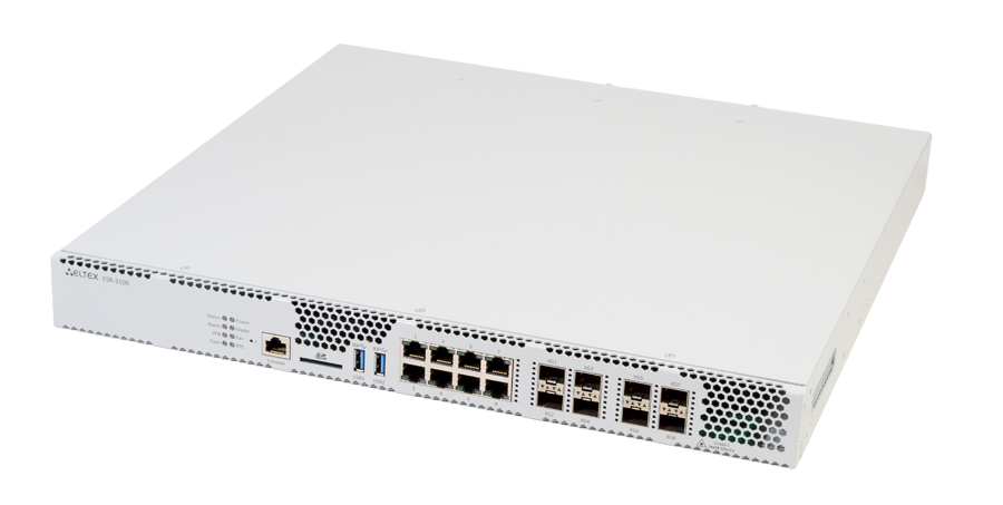 Маршрутизатор Eltex  ESR-3100, 8хEthernet 10/100/1000BASE-T, 8х10GBASE-R SFP+, 16GB RAM, 1 слот для SD-карт, 2 слота для модулей питания ESR-3100 ESR-3100 #1