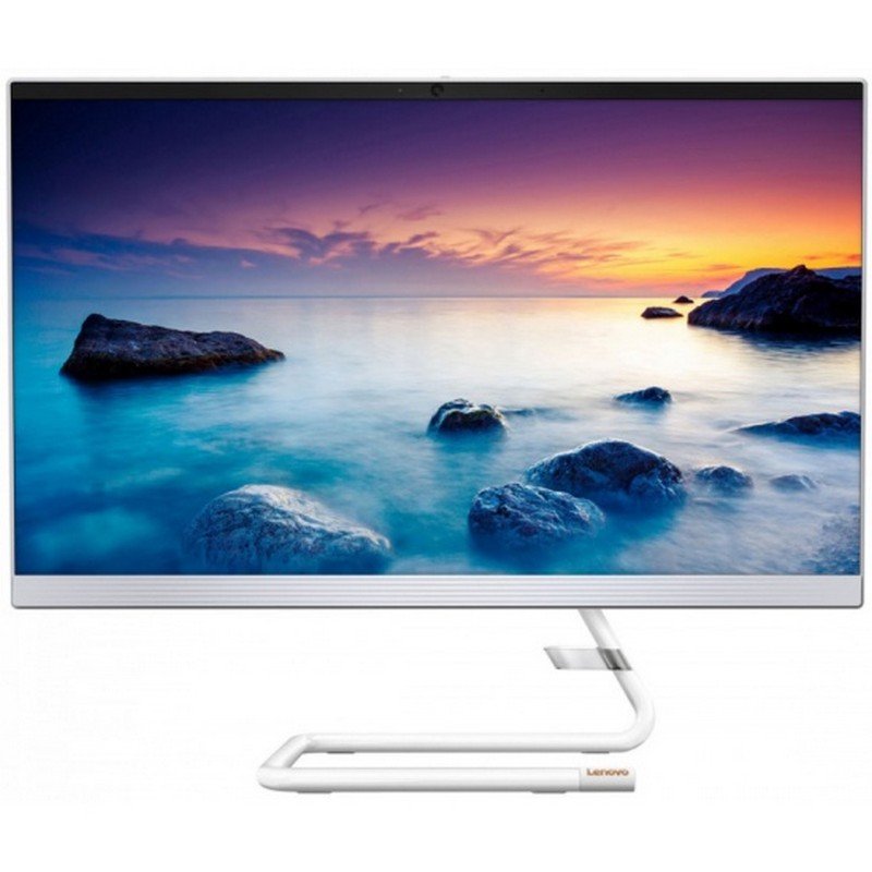 Моноблок Lenovo IdeaCentre AIO A340-24IWL 23.8"(1920x1080 IPS)/Intel Core i3 10110U(2.1Ghz)/4096Mb/256SSDGb/DVDrw/Int:Intel UHD Graphics 620/BT/WiFi/war 1y/5.87kg/white/DOS + Keyboard, mouse USB F0E800T6RK F0E800T6RK