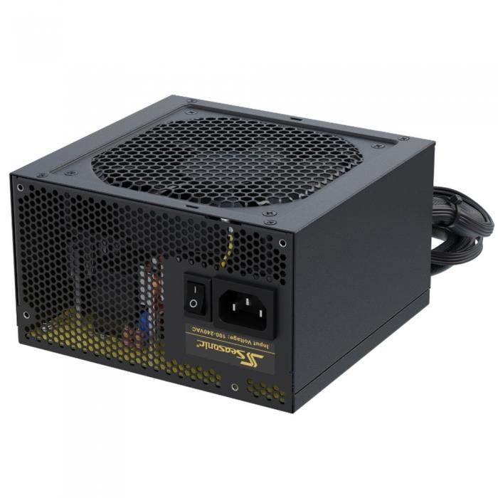 Блок питания Seasonic CORE GM-650 Gold APFC 0.99; частично-модульный МВ(20+4), 1xCPU(4+4),4xPCI-E(6+2),6xSATA,3xMolex;Fan 120мм, S2FC ;КПД>87%;100-240В,50-60Гц;Защиты OPP/OVP/UVP/ OCP/OTP/SCP;EnergyStar,RoHS; MTBF>100000ч, RTL SSR-650LM SSR-650LM