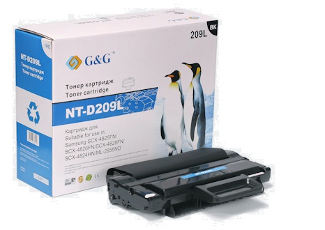 Тонер-картридж G&G для Samsung ML-2855ND SCX-4824FN/4825FN/4826FN/4828FN (5000стр) NT-D209L NT-D209L