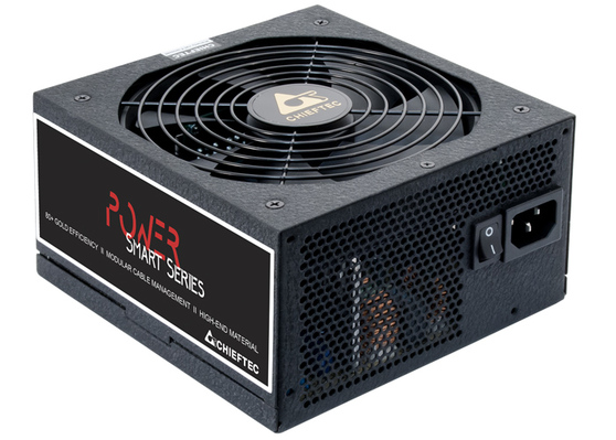 Блок питания Chieftec Power Smart 650W, ATX 2.3, 80 PLUS GOLD, Active PFC, 140mm fan, Cable Management, Retail GPS-650C GPS-650C