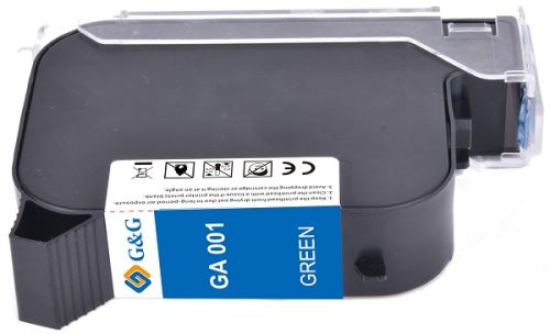 Картридж G&G GA-001G струйный пигментный зеленый для принтеров GG-HH1001B, GG-HH1001A, 42 ml GA-001GREEN GA-001GREEN
