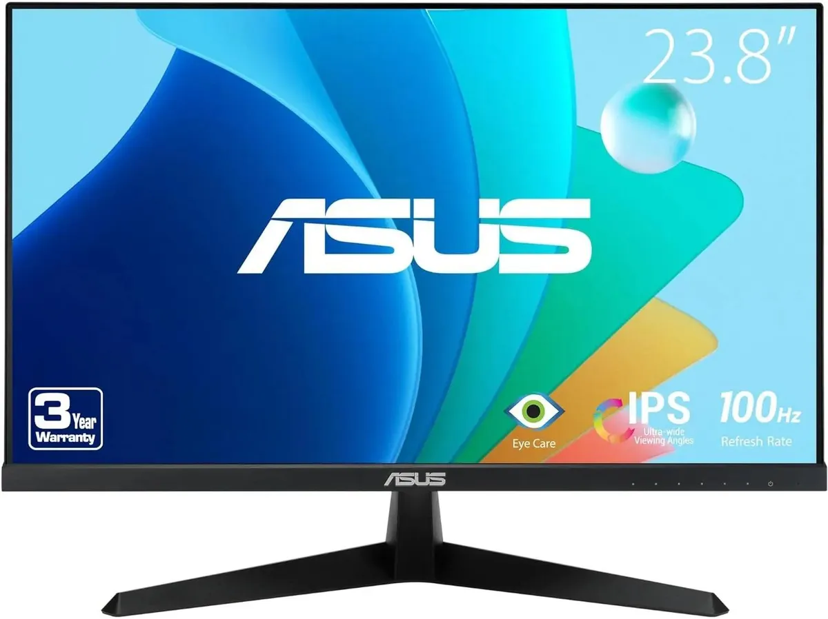 Монитор ASUS VY249HF 23.8" черный IPS LED 1ms 16:9 HDMI матовая 1300:1 250cd 178гр/178гр 1920x1080 100Hz FHD 90LM06A3-B01A70 90LM06A3-B01A70