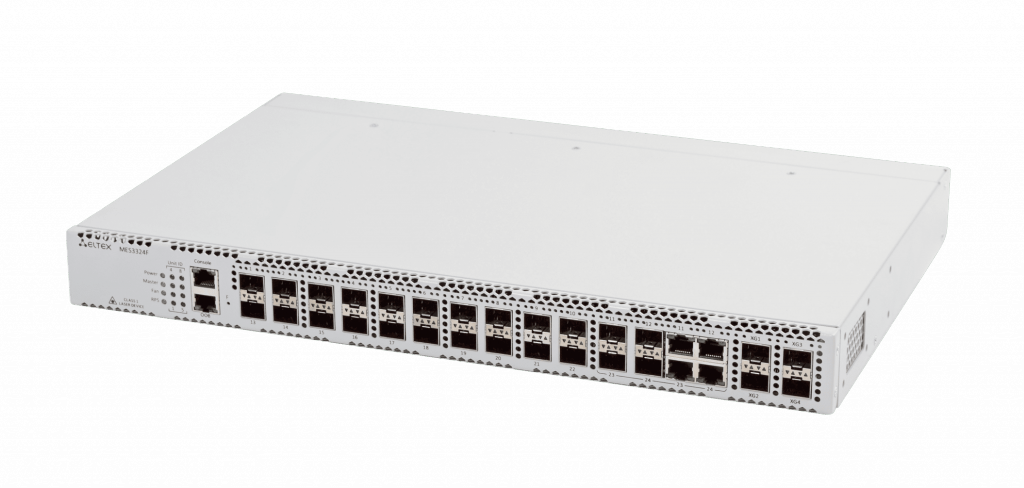 Коммутатор Eltex  Ethernet-коммутатор , 20 портов 1000Base-X(SFP), 4 комбинированных порта 10/100/1000Base-T/1000Base-X(SFP), 4 порта 10GBase-R (SFP+), L3, 2 слота для модулей питания MES3324F MES3324F #4