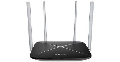 Роутер Mercusys AC1200 двухдиапазонный Wi-Fi/ 4 порта 10/100B  AC12 V2 AC12 V2