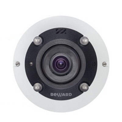 Панорамная IP камера Fisheye Beward 12 Мп, 1/1.7'' КМОП SONY Exmor R, 0.1 лк (день)/0.01 лк (ночь), DWDR, 4000x3000, 60 к/с, 4 потока H.264/MJPEG BD3990FL2 BD3990FL2