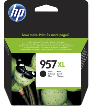 Картридж струйный HP 957XL черный для HP OJP 8720/8730/8210/8725 (3000стр.) L0R40AE L0R40AE