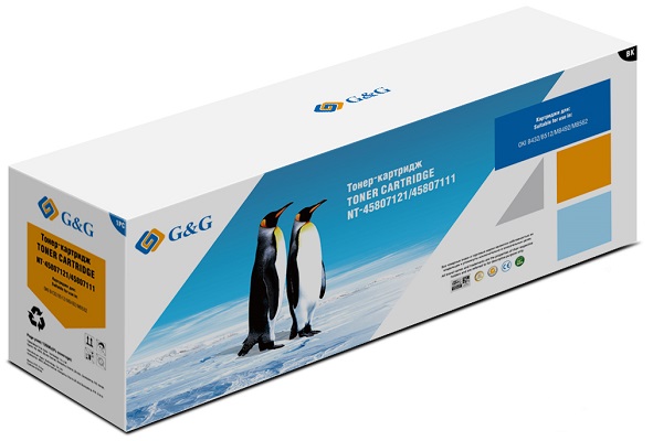 Тонер-картридж G&G для Oki B432/512 MB492/562 (12000 стр) NT-45807121 NT-45807121