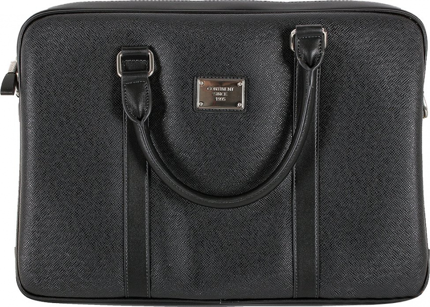 Сумка Continent Black (полиэстр/эко кожа, черная 15.6") (CM-122) CM-122 #3