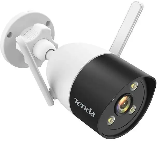 Видеокамера IP Tenda CT3 наружная WiFi, RJ45, 2мп, 1920х1080, до 15кадров/с, ночная съемка, белый CT3 CT3