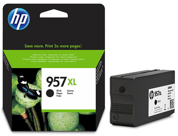Картридж струйный HP 957XL черный для HP OJP 8720/8730/8210/8725 (3000стр.) L0R40AE L0R40AE