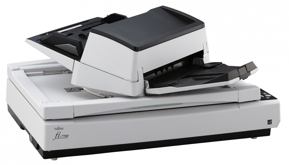 Сканер Fujitsu fi-7700 двухсторонний, 100 стр./мин (при 200 dpi), ADF 300 + планшет, USB 3.0, A3, нагрузка 30 000 стр/день PA03740-B001 PA03740-B001