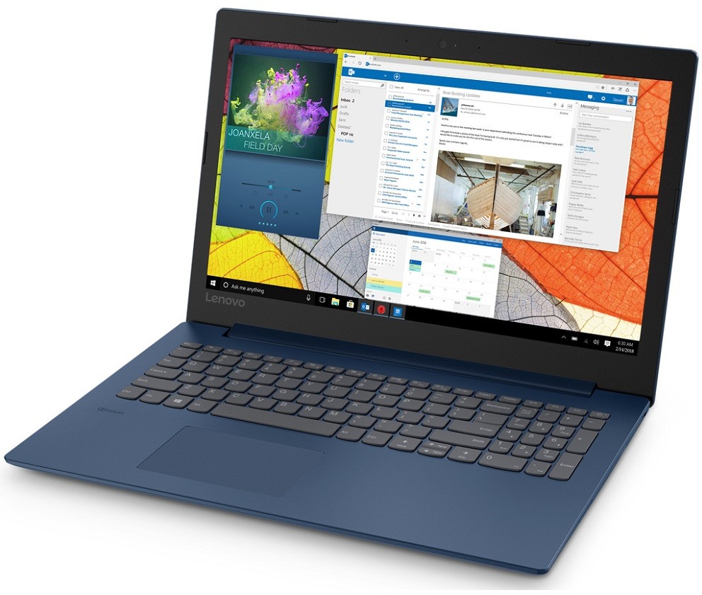 Ноутбук Lenovo IdeaPad 330-15ARR Ryzen 3 2200U 2000 МГц 15.6" 1920x1080 4Гб SSD 256Гб нет DVD AMD Radeon 540 2Гб Windows 10 Home Midnight Blue 81D200KVRU 81D200KVRU 81D200KVRU