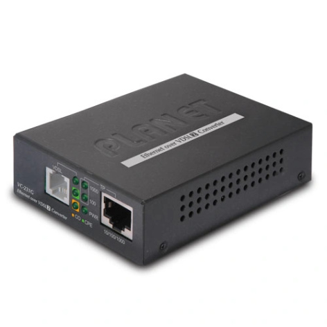Конвертор Planet  1-Port 10/100/1000T Ethernet to VDSL2 Converter -30a profile w/ G.vectoring, RJ11 VC-231G VC-231G