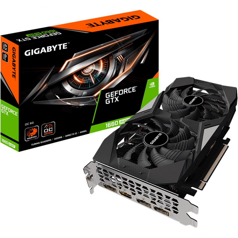 Видеокарта Gigabyte PCIE16 GTX1660 SUPER 6GB GV-N166SOC-6GD GV-N166SOC-6GD #2