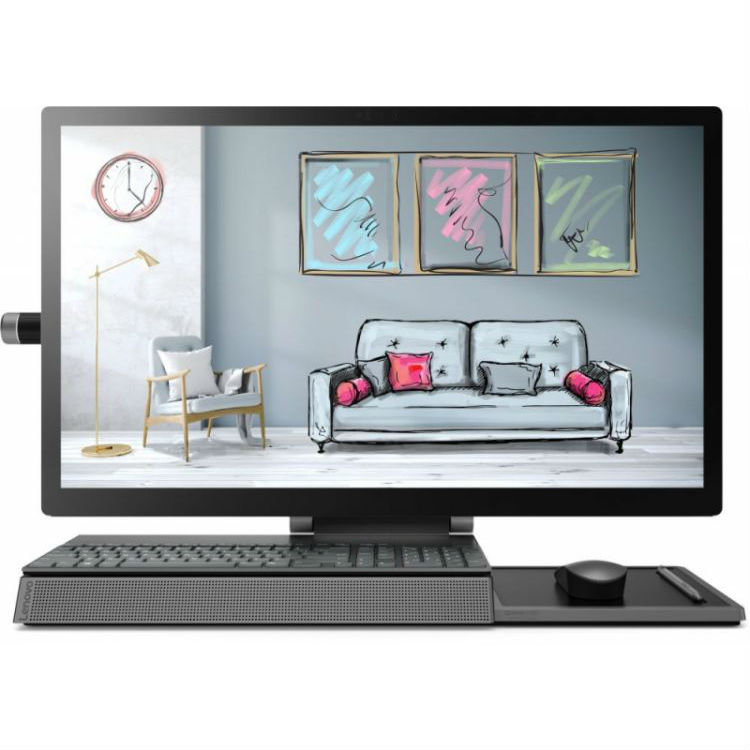 Моноблок Lenovo Yoga A940-27ICB   27"(3840x2160)/Touch/Intel Core i7 8700(3.2Ghz)/16384Mb/2000+256SSDGb/noDVD/Ext:AMD Radeon RX 560(4096Mb)/BT/WiFi/war 1y/14.5 F0E50015RK F0E50015RK