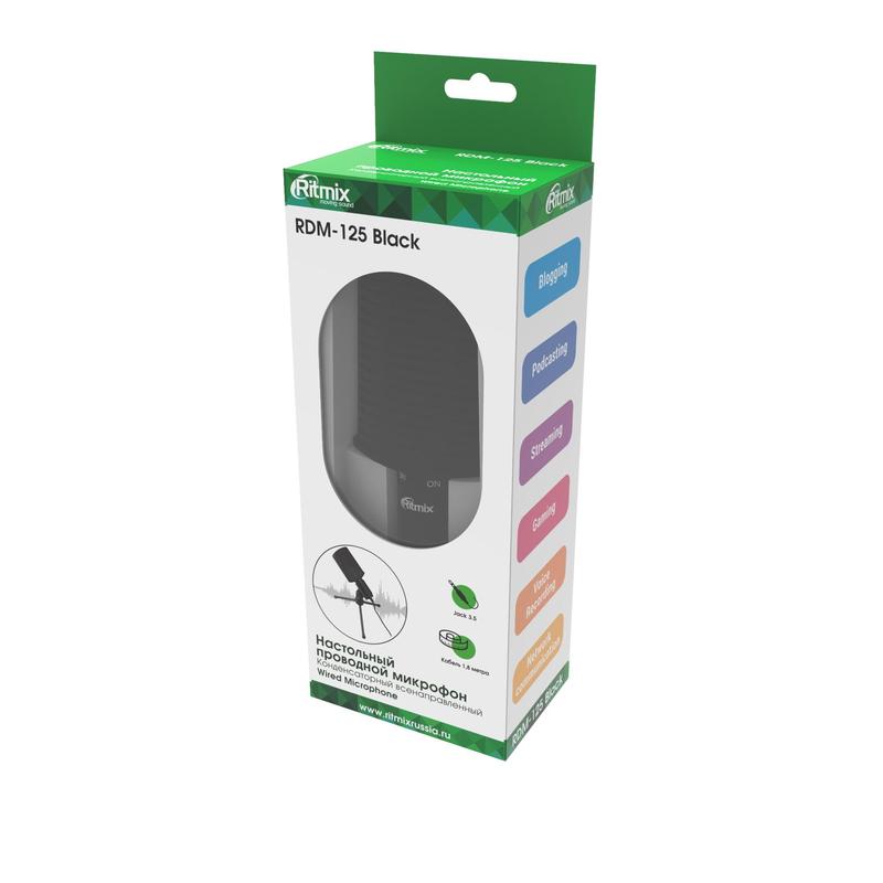Микрофон Ritmix  чёрный RDM-125 RDM-125 #3