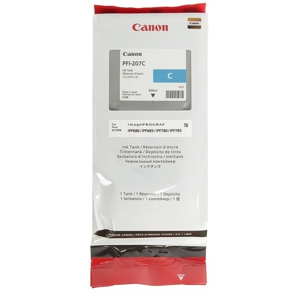 Картридж Canon PFI-207 C (cyan), 300 мл(PFI-207 C) PFI-207 C #3