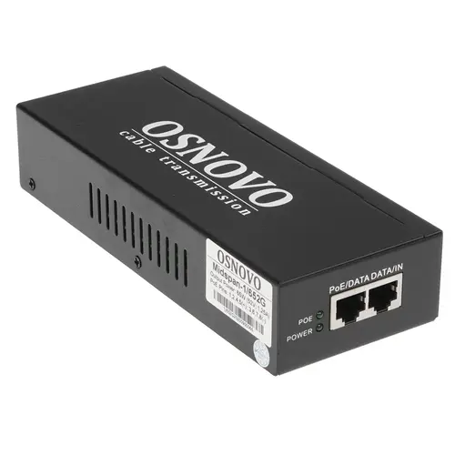Инжектор PoE Osnovo  Midspan-1/652G Midspan-1/652G