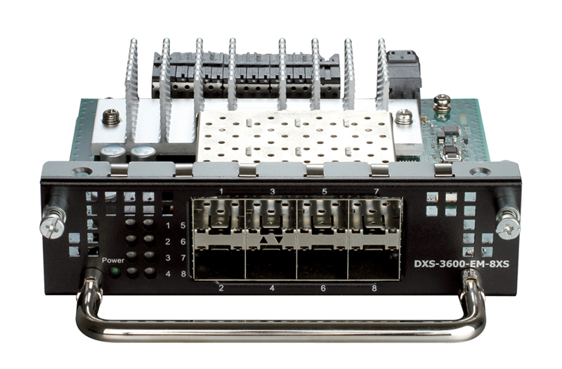 Модуль D-Link Module for DXS-3600-16S and DXS-3600-32S with 8 10GBase-X SFP+ ports DXS-3600-EM-8XS DXS-3600-EM-8XS