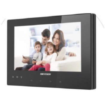 Видеодомофон Hikvision DS-KH8340-TCE2 IP Сенсорный 7" цветной TFT LCD экран с разрешением 800*400; встроенные микрофон и динамик DS-KH8340-TCE2 DS-KH8340-TCE2
