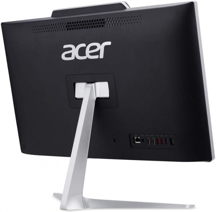 Моноблок Acer Aspire Z24-890 23.8" Full HD i5 8400T (1.7)/8Gb/1Tb 5.4k/SSD128Gb/MX150 2Gb/DVDRW/Windows 10 Home/GbitEth/WiFi/BT/135W/клавиатура/мышь/Cam/серебристый 1920x1080 DQ.BCBER.004 DQ.BCBER.004