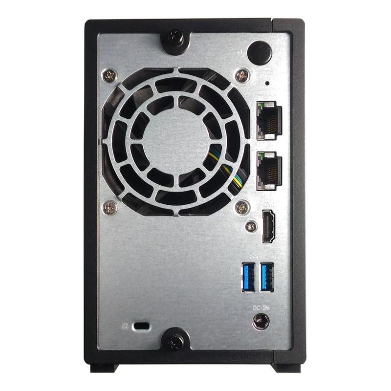 Сетевое хранилище Asustor 2-Bay NAS, Intel Celeron Dual-Core, 2GB SO-DIMM DDR3L, GbE x 1, USB 3.0, WoL, System Sleep Mode, AES-NI hardware encryption AS3102T AS3102T